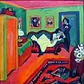 Intérieur avec deux filles, 1926, Germanisches Nationalmuseum.