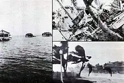 Dégâts causés par l'ouragan Okeechobee