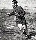 Le trois-quart centre toulousain Lassègue, l'un des meilleurs joueurs de la finale de Coupe de France, gagnée en mai 1947.
