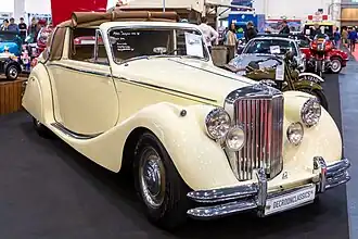 Jaguar Mark V 3.5 DHC Drophead Coupé de 1950 au Techno-Classica 2024, Essen.
