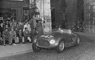340MM Vignale Spyder,  Mille Miglia 1953
