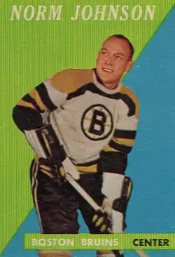 Description de l'image 1958 Topps Norm Johnson.JPG.