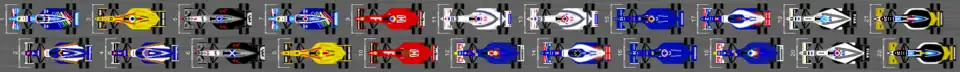 Schéma de la grille de qualification du Grand Prix d'Italie 1997.