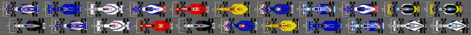 Schéma de la grille de qualification du Grand Prix d'Autriche 1997.