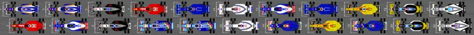Schéma de la grille de qualification du Grand Prix d'Europe 1997.