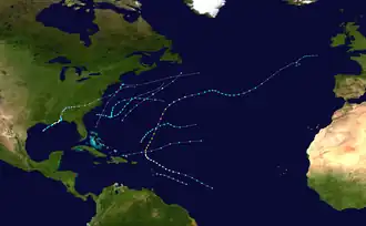 Image illustrative de l’article Saison cyclonique 1997 dans l'océan Atlantique nord
