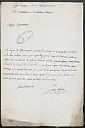 Demande de reconnaissance des travaux de Jolyclerc.