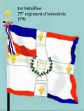 1er bataillonde 1791 à 1793.