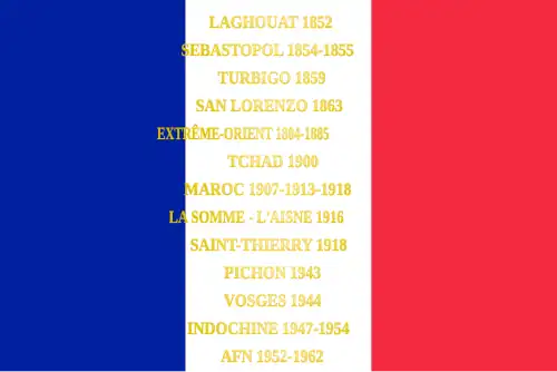 Drapeau du 1er régiment de tirailleurs algériens
