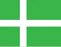 Proposition de drapeau pour le Groenland, conçu en 1984 par Sven Tito Achen.