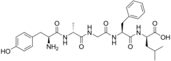 Structure chimique du DADLE.