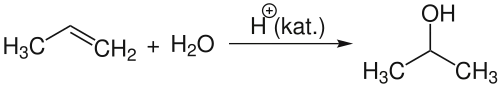 Synthèse de l'alcool isopropylique à partir du propylène