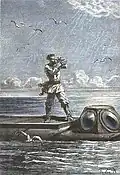 Nemo sur le pont du Nautilus.