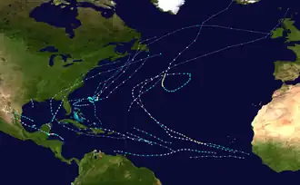 Image illustrative de l’article Saison cyclonique 2000 dans l'océan Atlantique nord
