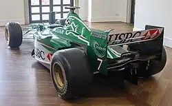 Photo de la Jaguar R1 d'Irvine