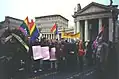 La première des manifestations en l'honneur d'Alfredo Ormando, en janvier 2001.