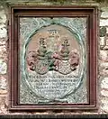 Allianzwappen Tangel/von Werthern am Schloss Wiehe