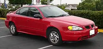 Les formes s'arrondissent à partir de 1992, ici un sedan de 2005.