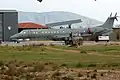 Un Embraer R-99A (EMB-145H AEW&C) de Hellenic Air Force durant les tests de livraison à la BA d'Elefsis, Grèce.