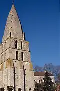 Vue générale du clocher.