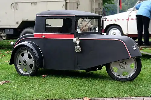 Tricycle Goliath Pionier, 1931.