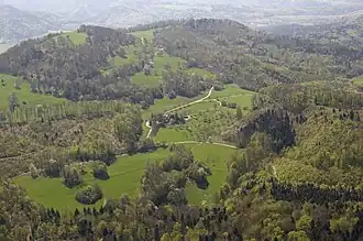 Vue aérienne.