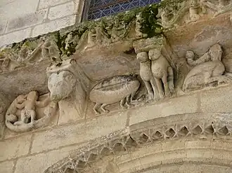Église Notre-Dame, détail.
