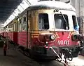 L'autorail 4001, récupéré en piteux état par le PFT.