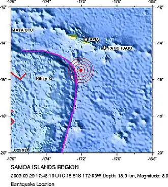 Image illustrative de l’article Séisme de 2009 aux Samoa