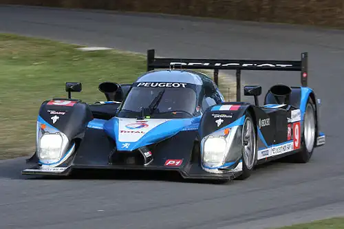 La Peugeot 908 HDi FAP gagnante de la course et de la catégorie LMP1.