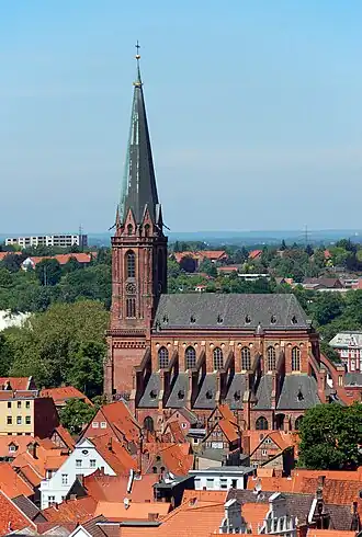 Église Saint-Nicolas de Lunebourg dans le Wasserviertel.