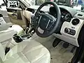 Intérieur d'une Discovery 4 TDV6 HSE.