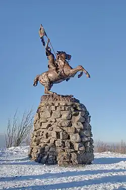 Statue équestre de Jeanne d'Arc (Mathurin Moreau et Pierre Le Nordez, ballon d'Alsace)