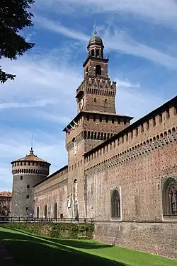 Torre del Filarete, Castello Sforzesco, Milan
