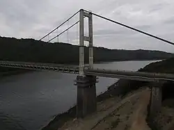 Une pile du pont de 1952.