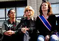 La conseillère régionale Hélène Gassin ceinte de son écharpe (2011)