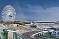 Vue du dernier virage du circuit.