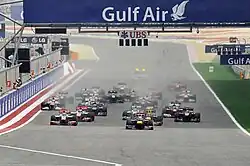 Photo du départ du Grand Prix de Barheïn