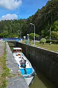 Mais l'essentiel de la fréquentation est le fait de la plaisance à la belle saison (ici à Foulain).