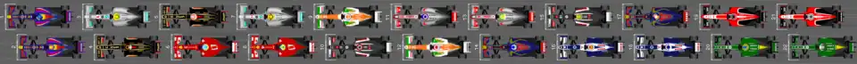 Schéma des résultats de la seconde séance d'essais libres du Grand Prix d'Australie 2013