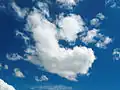 Nuages pris avec le Nikon Coolpix P7100 + filtre polarisant.