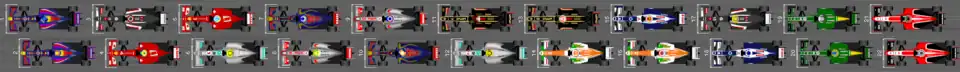 Schéma de la grille de qualification du Grand Prix d'Italie 2013