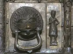 Poignée de la porte