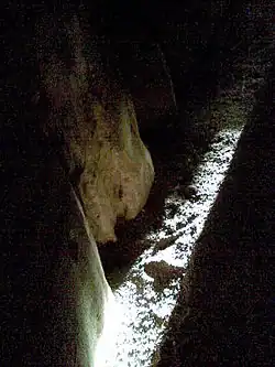 Rayon de soleil lors du solstice à Newgrange