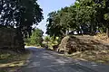 Murs Ouest, vestiges de la muraille, porte Or