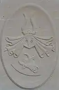 2014 Blason von Tschirschky par J.de Tubie, sculpture sur pierre