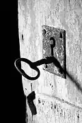 Clé de porte