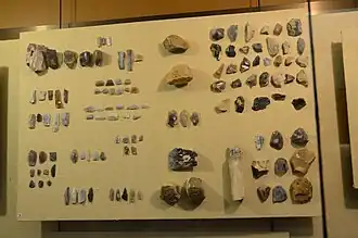Objets lithiques.
