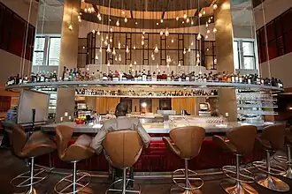 Bar de l'hôtel.