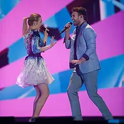 Description de l'image 20150516 ESC 2015 Monika Linkytė & Vaidas Baumila 8510.jpg.